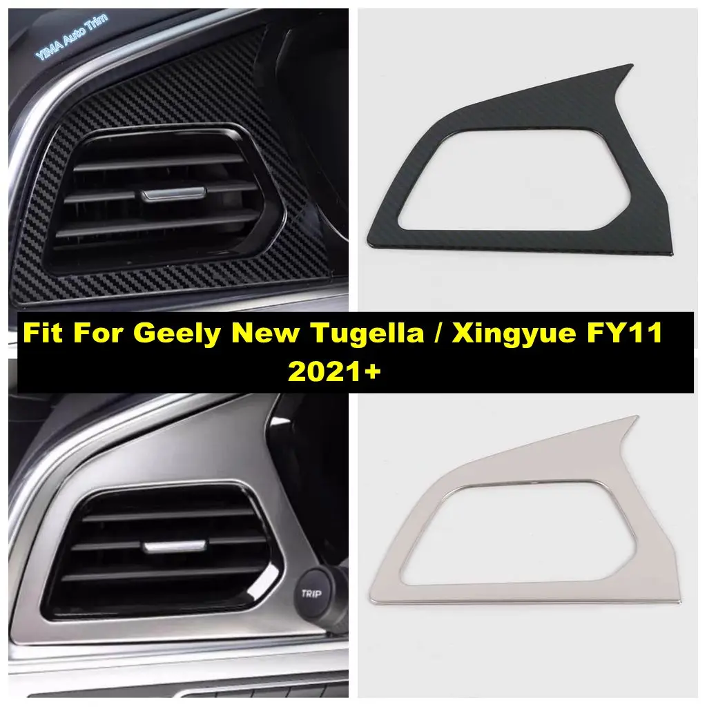 

Car Interion Front Dashboard Air AC Outlet Vent Frame Cover Trim Accessories For Geely New Tugella / Xingyue FY11 2021 2022 2023