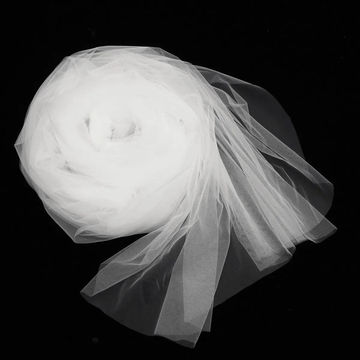 

Простая элегантная бежевая свадебная фата с гребнем, длинная однослойная струящаяся фата для невесты, свадебные аксессуары