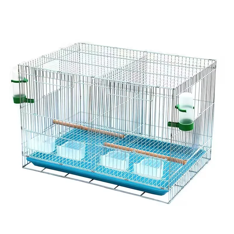 

2025 New to Beautiful Appearance Pet Parrot Cage with PVC Coated Stainless Steel Mesh Breeding Cage