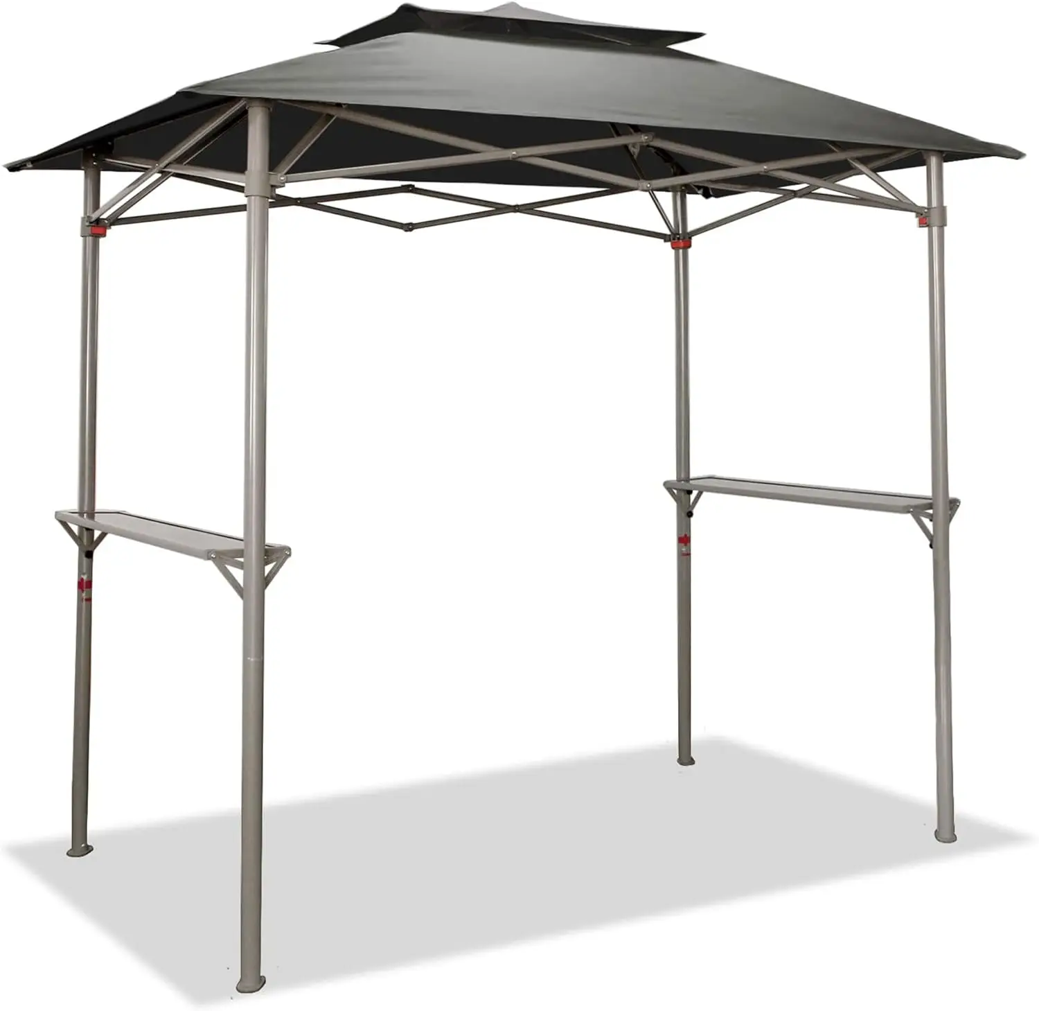 

8x5 Grill Gazebo - Pop Up Canopy for BBQ and Backyard Patio - Easy Outdoor Barbecue Shade Cover with Double Tier Vented Top