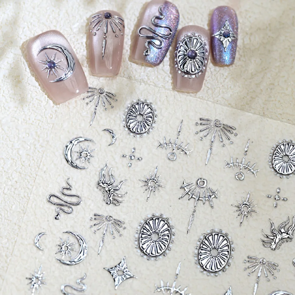 Snake Star Nail Stickers 6
