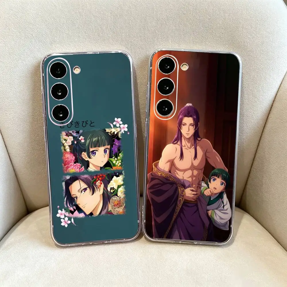 T-The Apothecary Diaries Maomao & Jinshi -Anime Clear Phone Case for Samsung Galaxy A71, A70, A40,A52, A51, A30