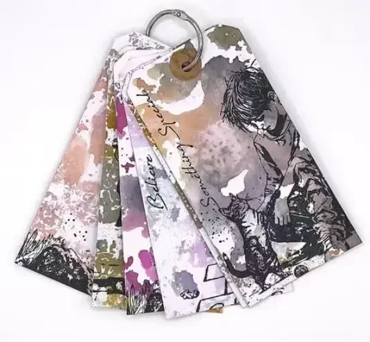 2025 New Stamps For DIY Scrapbooking Crafts Maker Photo Album Template Handmade Decoration Holding Bear Doll little boy Girl