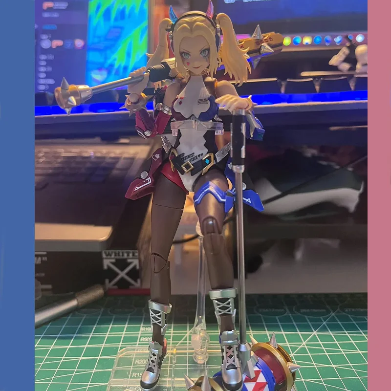 

In Stock Genuine Soul Lady Little Ugly Girl Harley Quinn (Double Body) Assembling Machine Girl Model Hand Customized Model Gift
