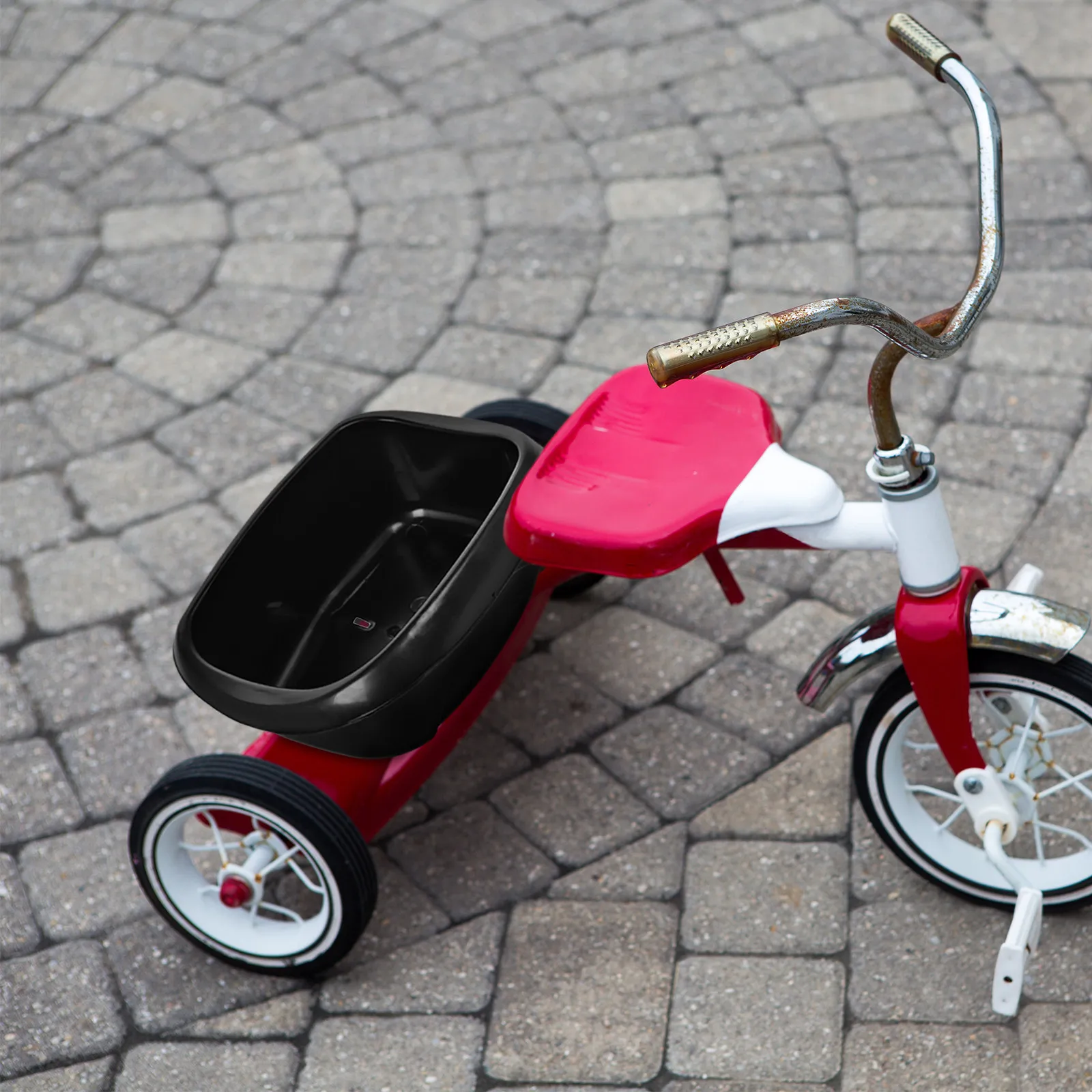 

Bike Back Basket Large Capacity Stable Plastic Rear Basket for Tricycle Accessories Bike Accessories