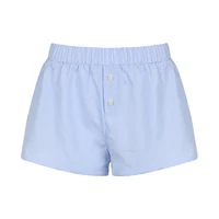 Womens Vacation Style Beach Shorts Striped Loose Pants Sports Home Casual Pants Minimalist Pocket Button Korean Female Shorts - Image 5