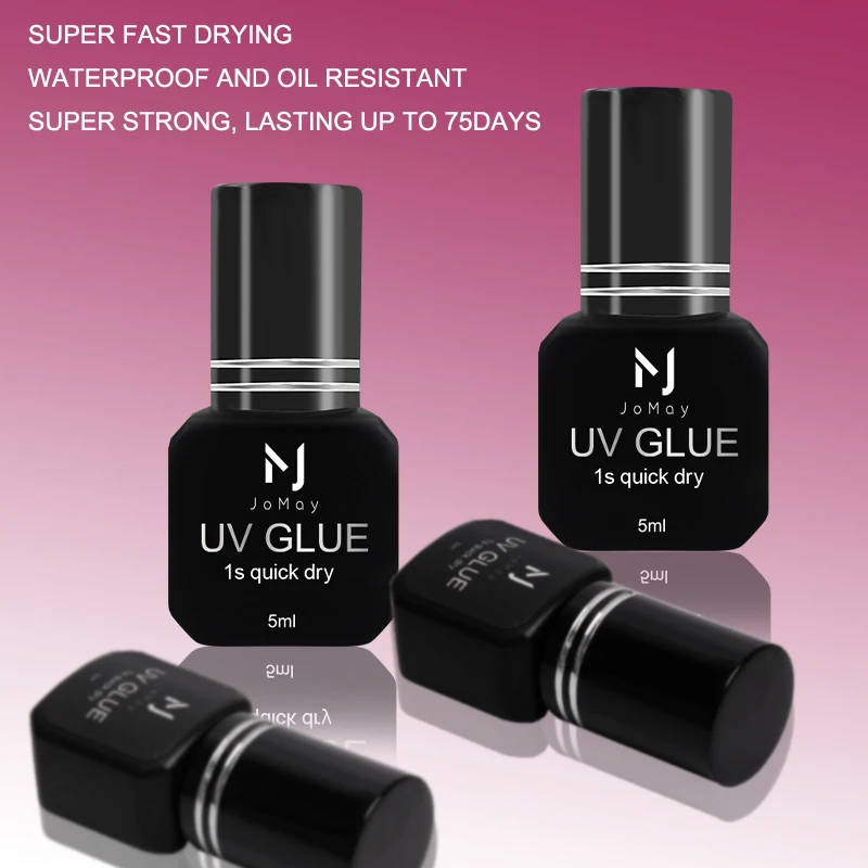 Nuovo GLUE UV Per Estensioni Delle Ciglia Adesivo 1-3S Asciugatura Rapida Forte Polimerizzazione Rapida Forniture Professionali Colla Per Ciglia Impermeabile