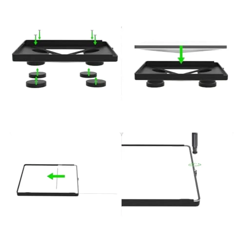 حامل مغناطيسي لـ Starlink Mini مصمم لتركيب المركبات مع مغناطيس مطاطي واقي وغلاف من الألومنيوم #4