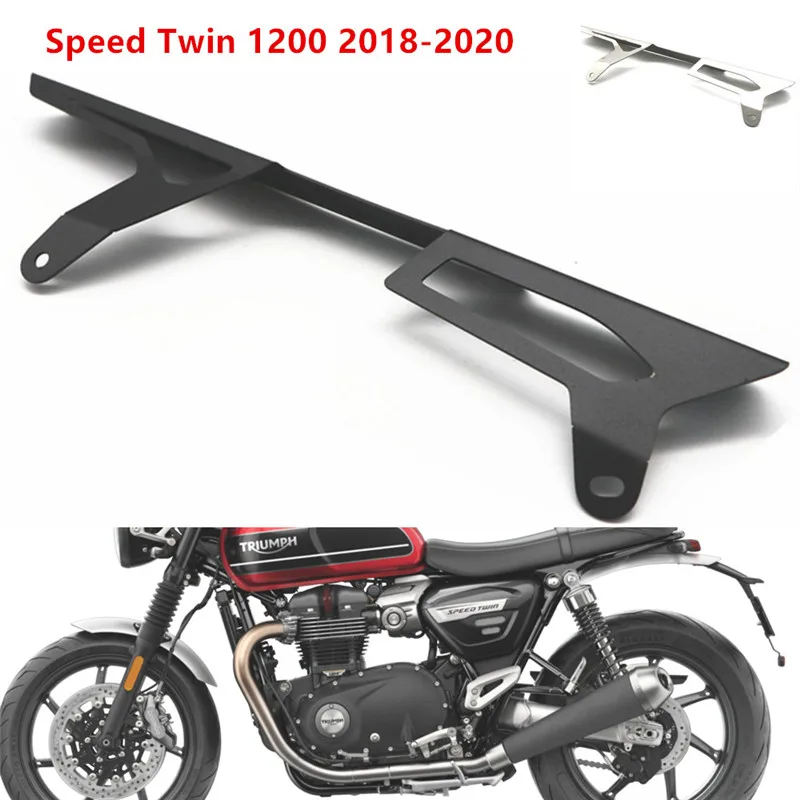 

Motorcycle Speed Twin 1200 Chain/Belt Guard Cover Rear Back Drive Chain Guard Mud Cover For Triumph Speed Twin 1200 2018-2020