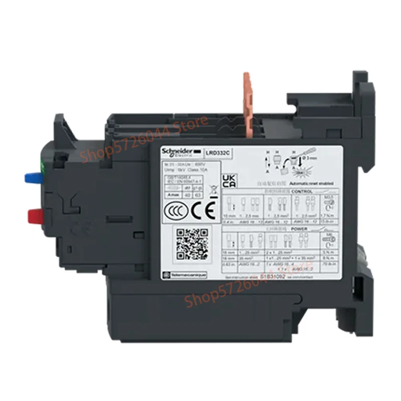 Imagem -02 - Tesys Deca Relé Interruptor Térmico Ajuste Atual 30 a 40a Trip Level 10a Everlink Terminal Lrd340c