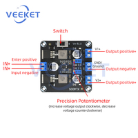DC-DC 5-32V to 0.8-30V Adjustable Step-Down Power Module Power Supply Module Battery Charger Adjustable Constant Current 5A