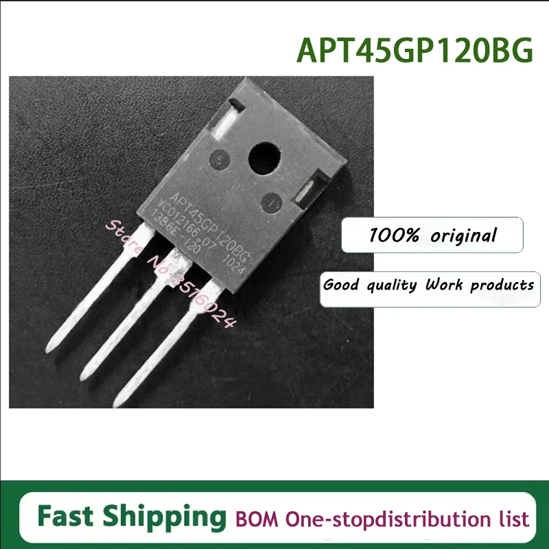 

10PCS/lot APT45GP120BG TO-247 1200V 100A 100% NEW