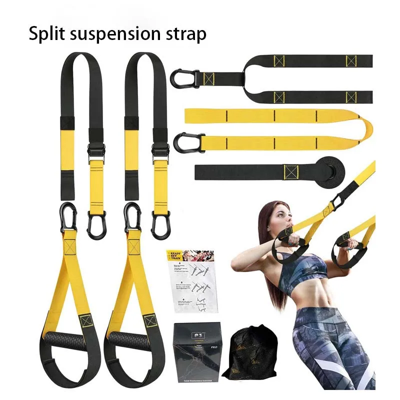 Resistance Bands Set Handles Door Anchor Home Workout Equipment for Women Men Bodyweight Fitness Training Kit