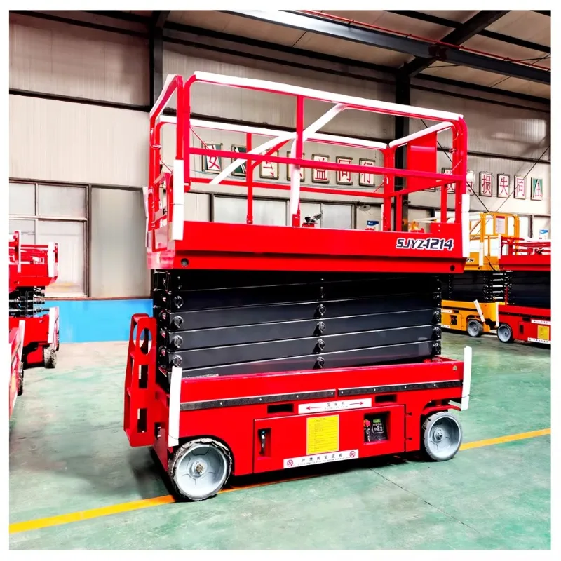 Factory Price Wholesale Foldable Electric Scaffolding Lift Platform Elevator Movable Aerial Lifting Table Hydraulic Scissor Lift