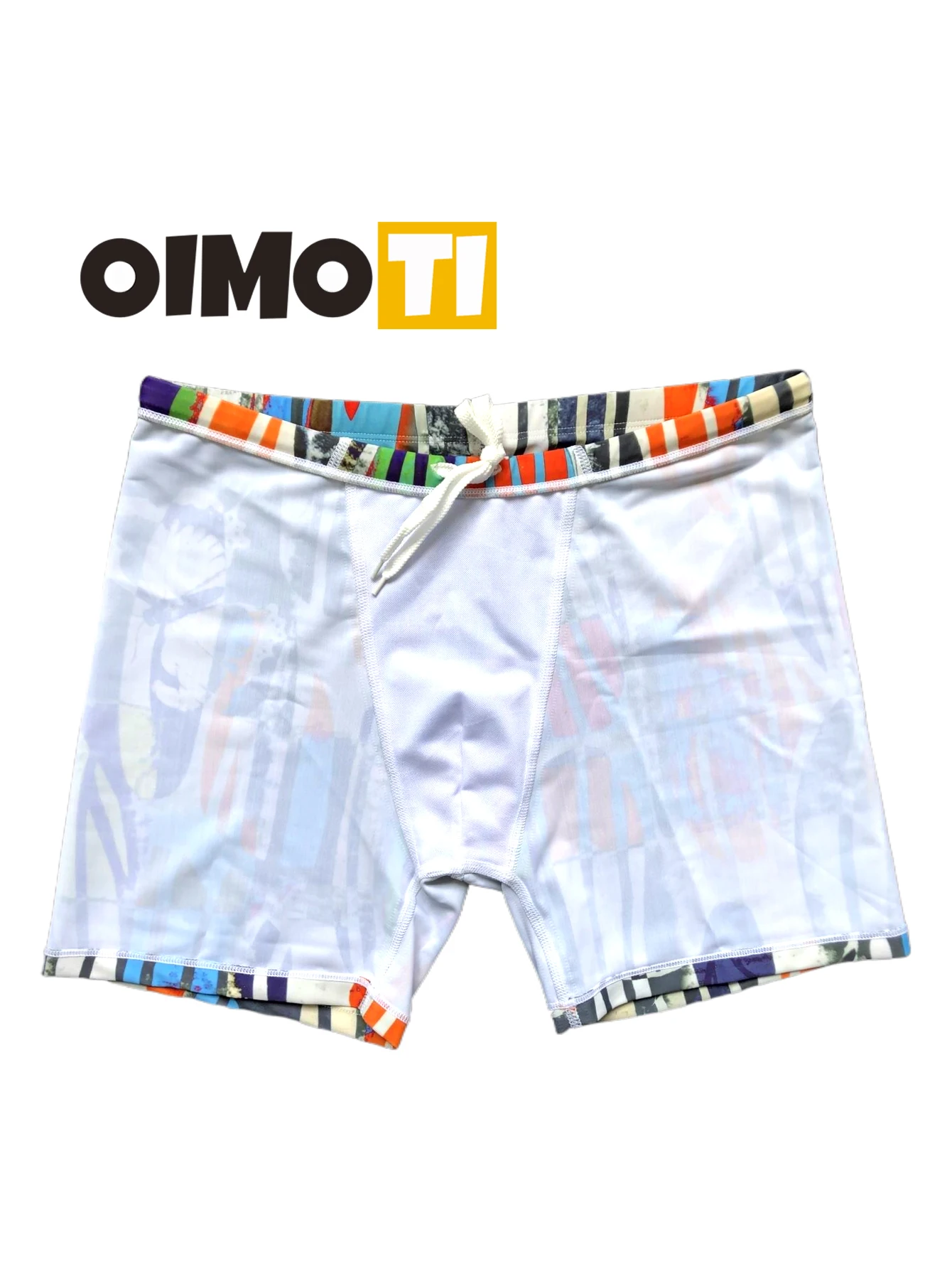 Competitive boxer briefs hot spring swimming pool beach swimming trunks high elastic swimming trunks cartoon swimming trunks
