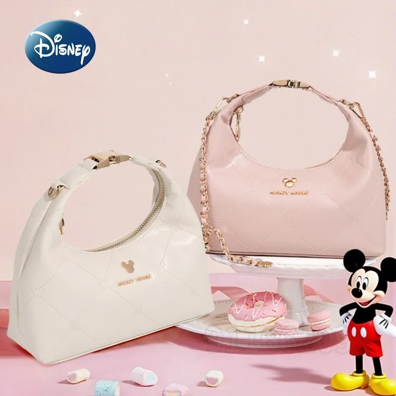 Disney Mickey New Mini Women's Shoulder Bag Luxury Brand Original Mini Women's Handbag Personality Women's Bag High Quality