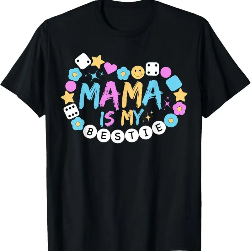 Футболка Mama Is My Bestie Funny BFF Mom Mommy Mother Best Friend