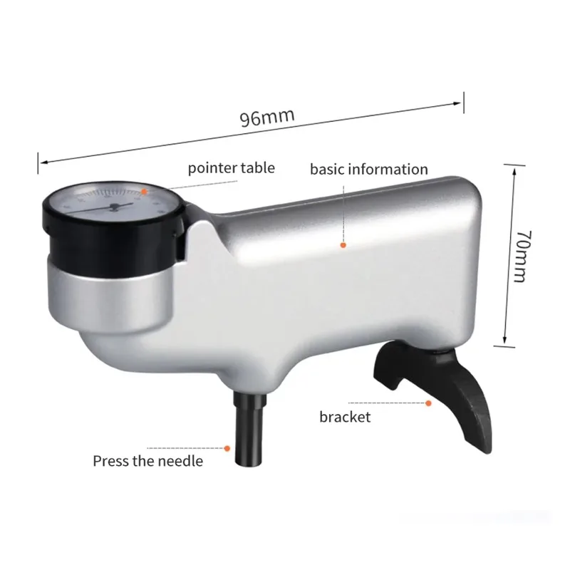 

Lab 934-1 Portable Barcol Hardness Tester Aluminum Alloy Indentation Meter Mobile Non Destructive Testing B648 Single Hand Use