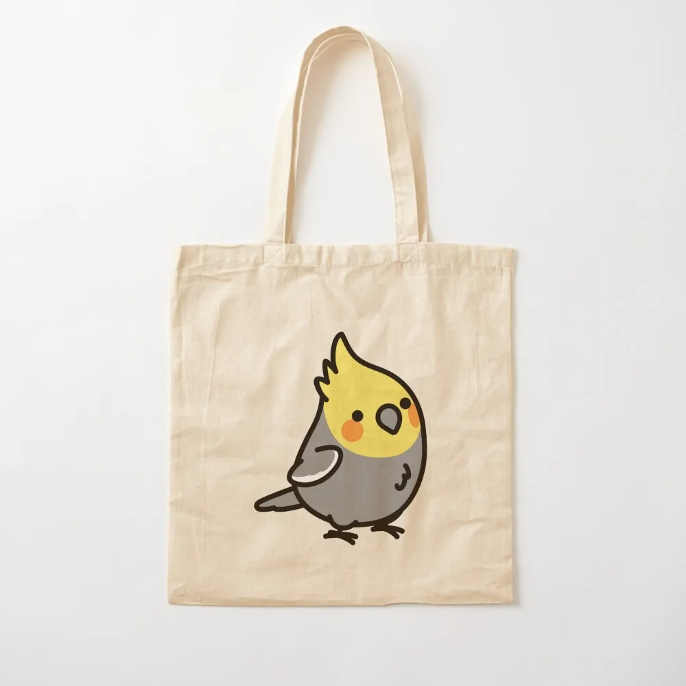 

Chubby Cockatiel Tote Bag canvas bags Gift bag Women's beach bags tote bag woman Canvas Tote