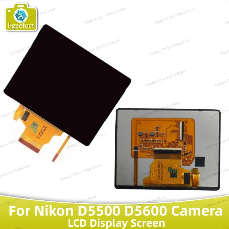 Original Usado Touch LCD Display Screen com Backlight, Parte de reparo, Peças de reparo para Nikon D5500, D5600, SLR Camera