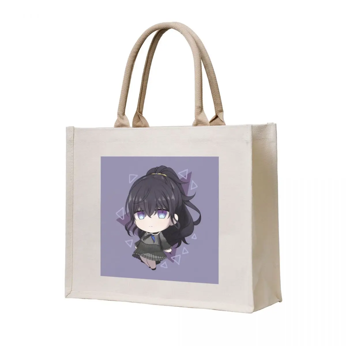 

Asahina Mafuyu chibi Tote Bag reusable grocery bags Canvas university shopper bag