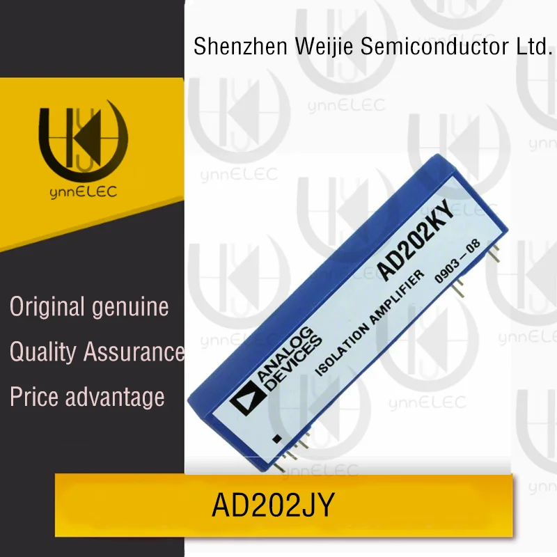 

Industrial Isolation Amp | AD202JY -40°C~85°C | 1500V Isolation | SIP-10