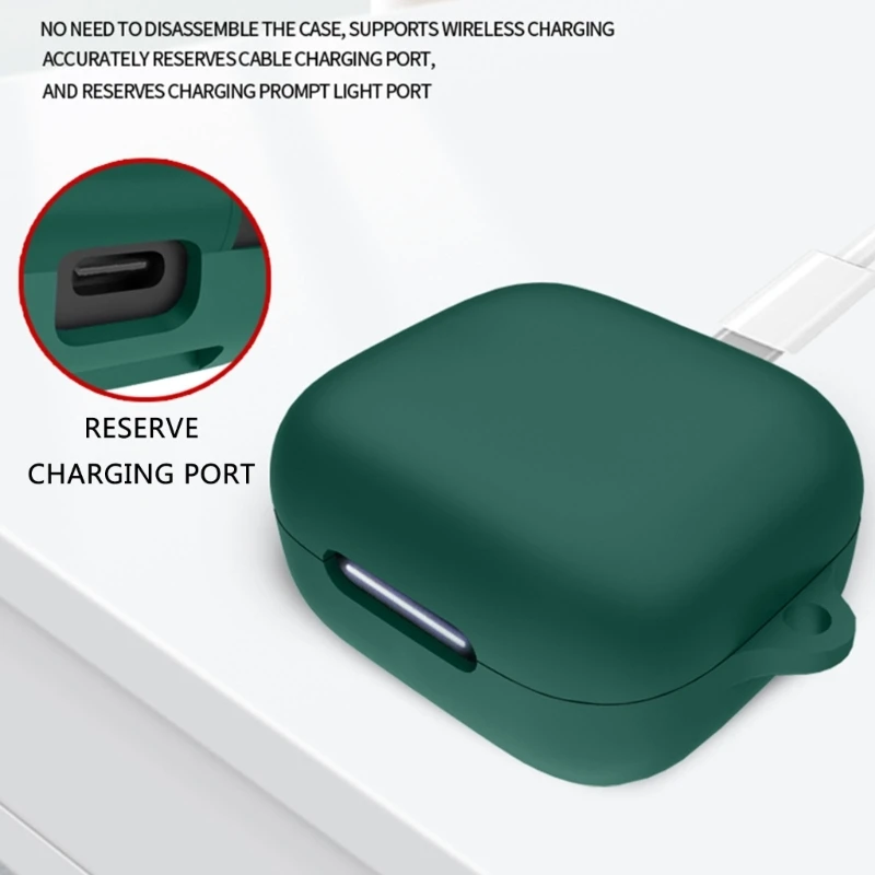 Case Cover Silicone Protective Skin for R50i NC Earphones Charging Box Protective Earphone Case Cover image 5