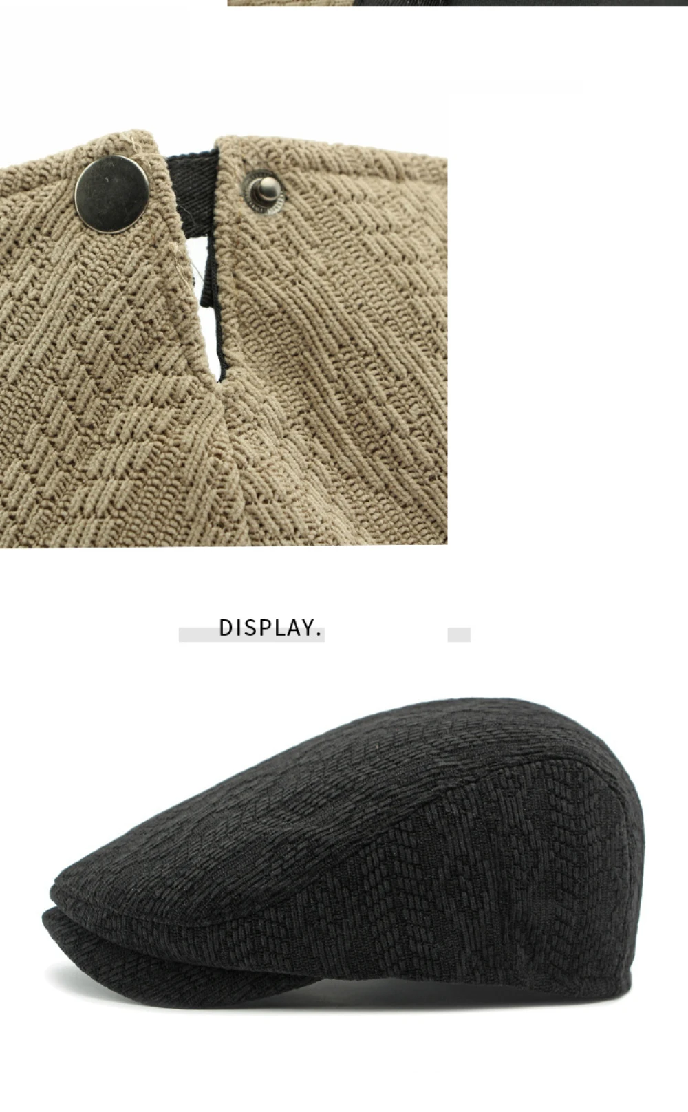HT4575 Berets Herbst Winter Gestrickte Hut Kappen für Männer Frauen Vintage Künstler Maler Baskenmütze Hut Ivy Flache Kappe Männlich Weiblich Baskenmütze Kappen – Detail 4