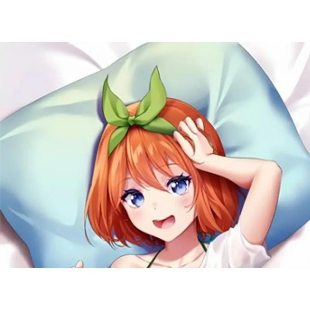 Yotsuba Nakano Double Sided Body Pillow Case Long Cushion Cover
