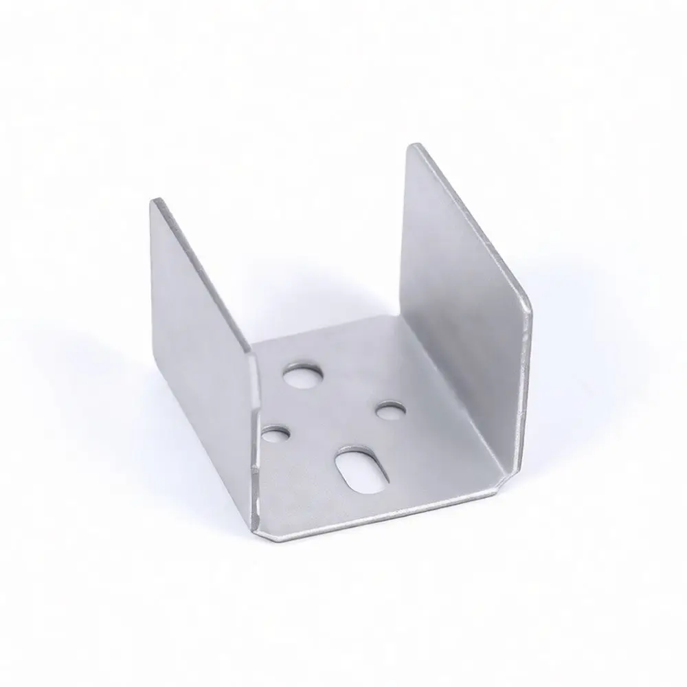 Adjustable U Type Fence Connector Zinc Steel Guardrail Mounting Fastener Industrial Pipe Clip Support Accessory Hardware Tool