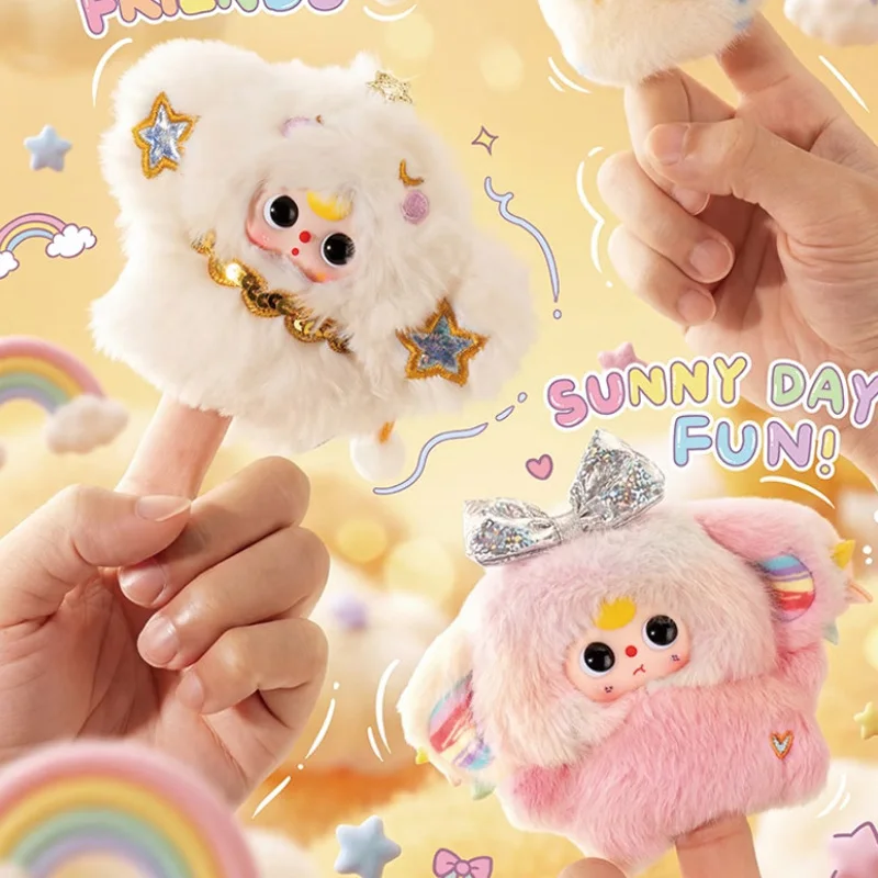 

Baby Three Weather Guide Series Blind Box Plush Finger Puppet Doll Creative Ornament Surprise Toy Gift For Kids Birthday Present