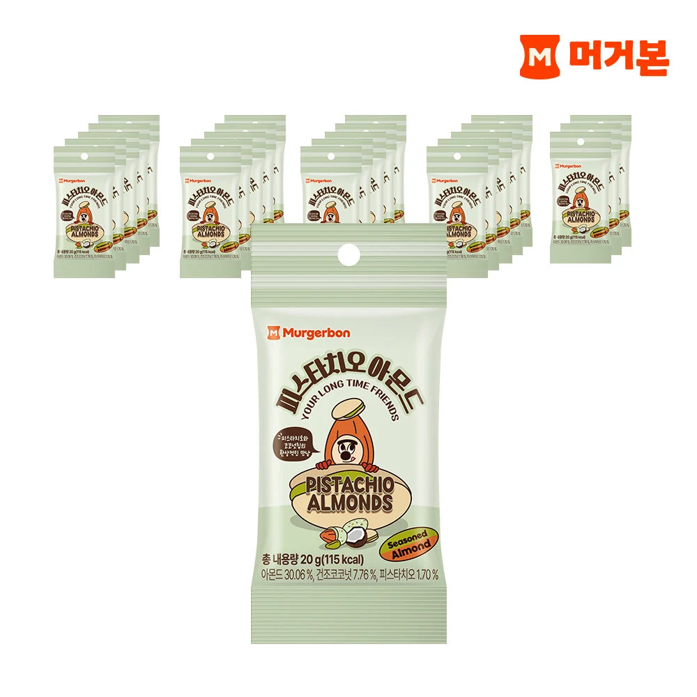 البضائع اللوز مورجربون اللوز ، 20 غرام × 24