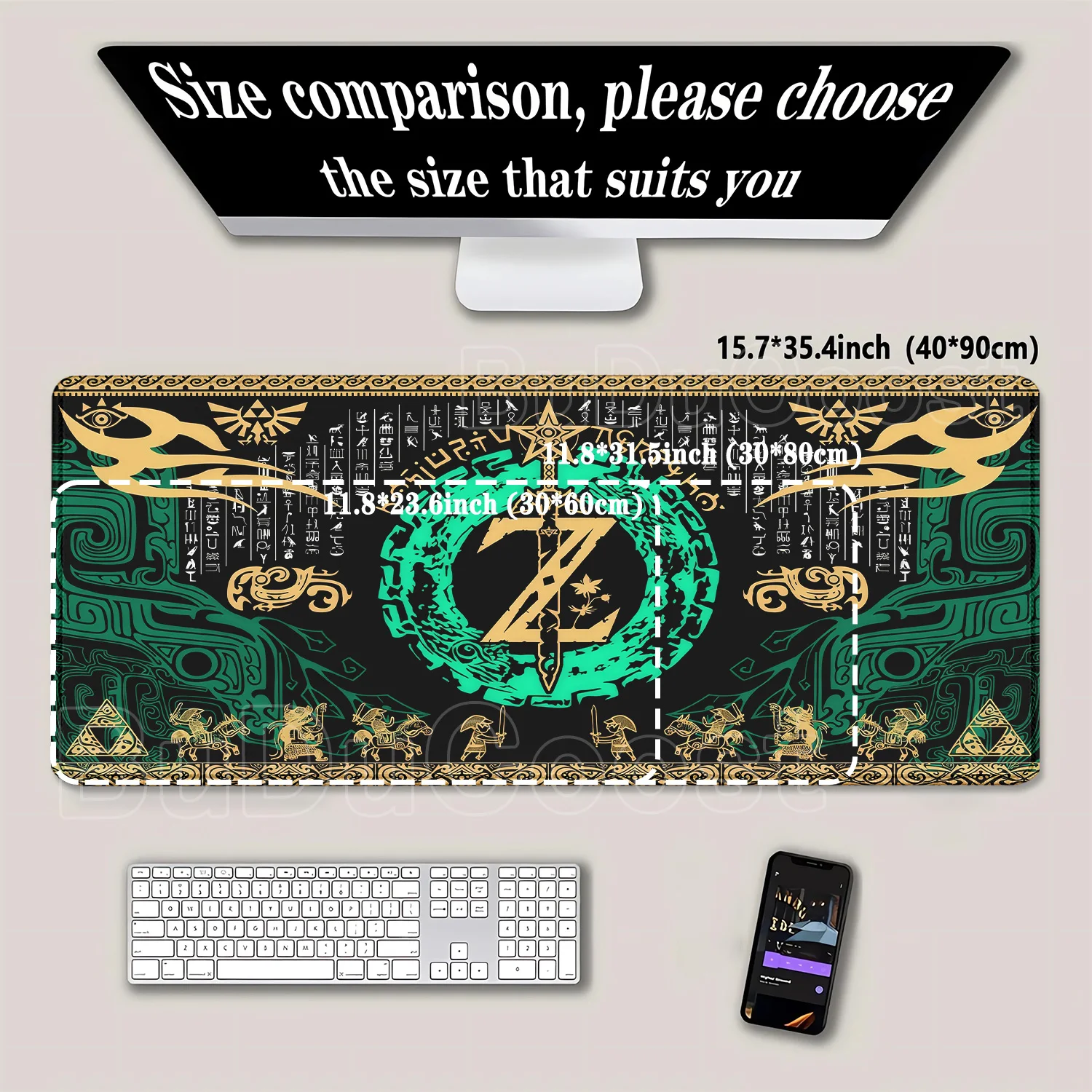 HD Printing Zeldas of Legends - đánh giá và giá Zelda Desk Setup
