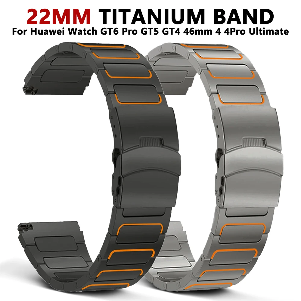 

Роскошный титановый ремешок 22 мм для Huawei Watch GT6 Pro GT5 46 мм 4 4Pro Ultimate Luxury Strap для Seiko для Amazfit GTR4/3/2 Balance