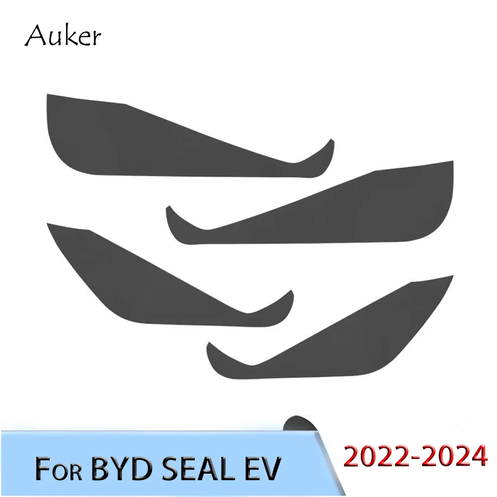 Alfombrilla antisuciedad para puerta de coche, pegatina de cojín, decoración de guarnición, estilo de coche para BYD SEAL EV 2022-2024