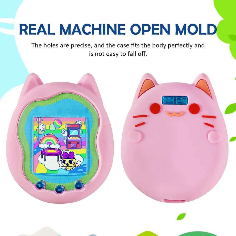 

Silicone Case Protective Skin Cover Shockproof Travel Carry Pouch Compatible For Tamagotchi Uni Game Machine