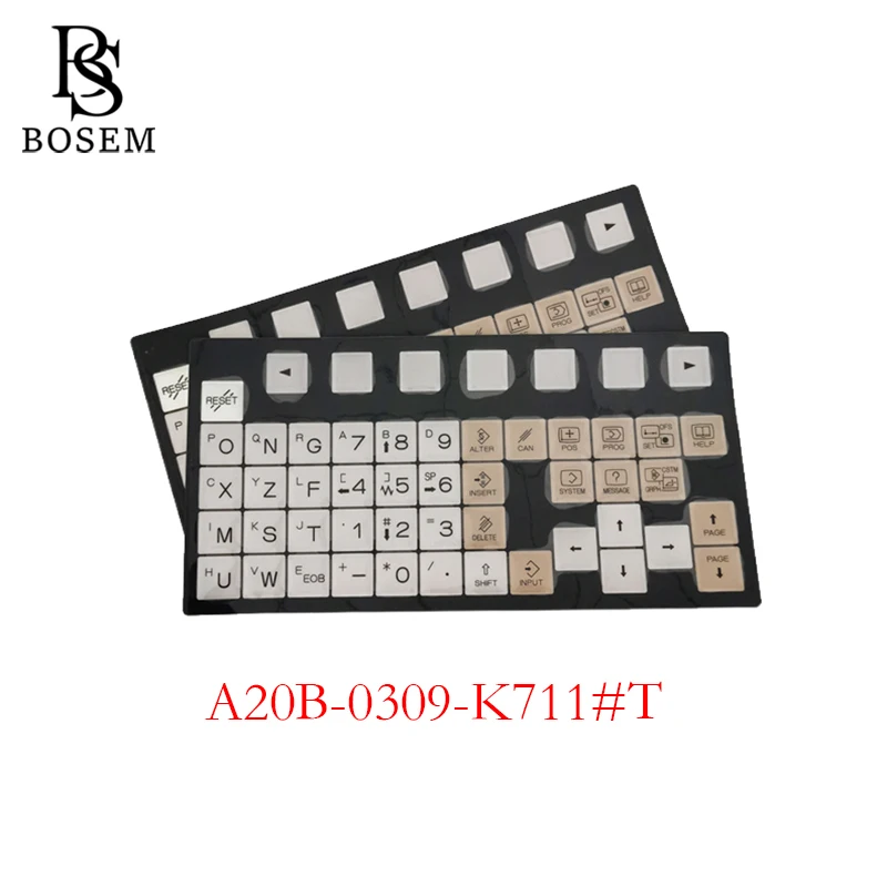 A02B-0309-K711#T M A98L-0005-030 Fanuc MDI Key Sheet Vertical Type