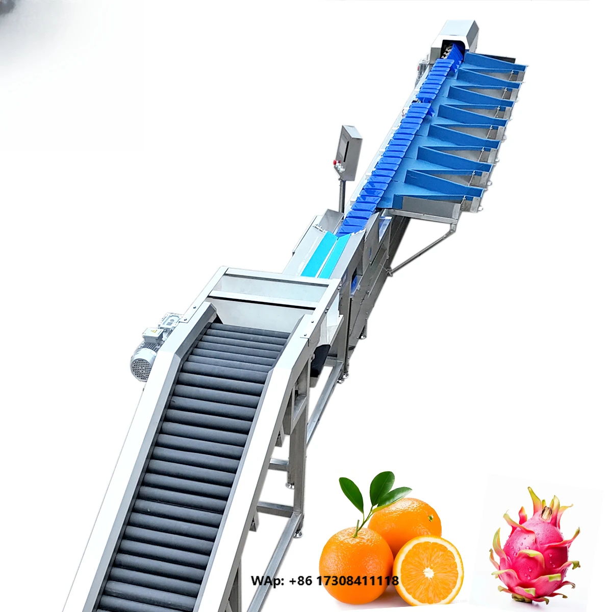 Kehong KHLH-6J Fruit Vegetable PLC Weight Sorting Grading Machine for Fruit Processing Plant Customized 3-18 Grades Easy