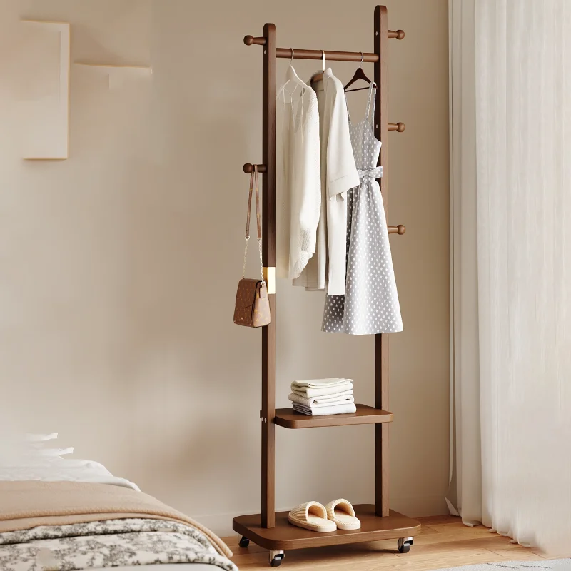 Perchero de Madera Colgante Estilo Nórdico, Perchero Moderno para Ahorrar Espacio en Interiores, Mueble para Recibidor/Entrada