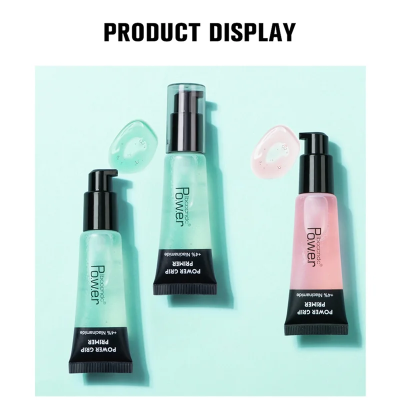 Ibcccndc Pre-trucco Gel correttore idratante invisibile Pore Primer Gel Pre-trucco Primer rosa