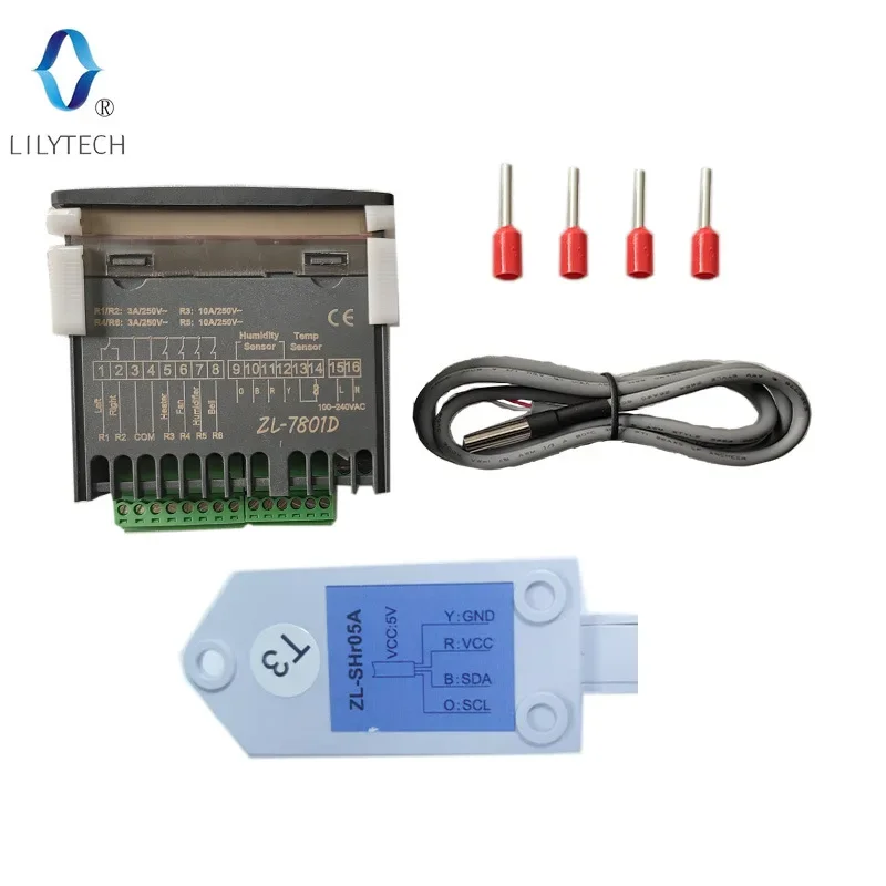 Multifunctional Automatic Incubator Controller, ZL-7801D, Temperature Humidity incubator controller, Lilytech,