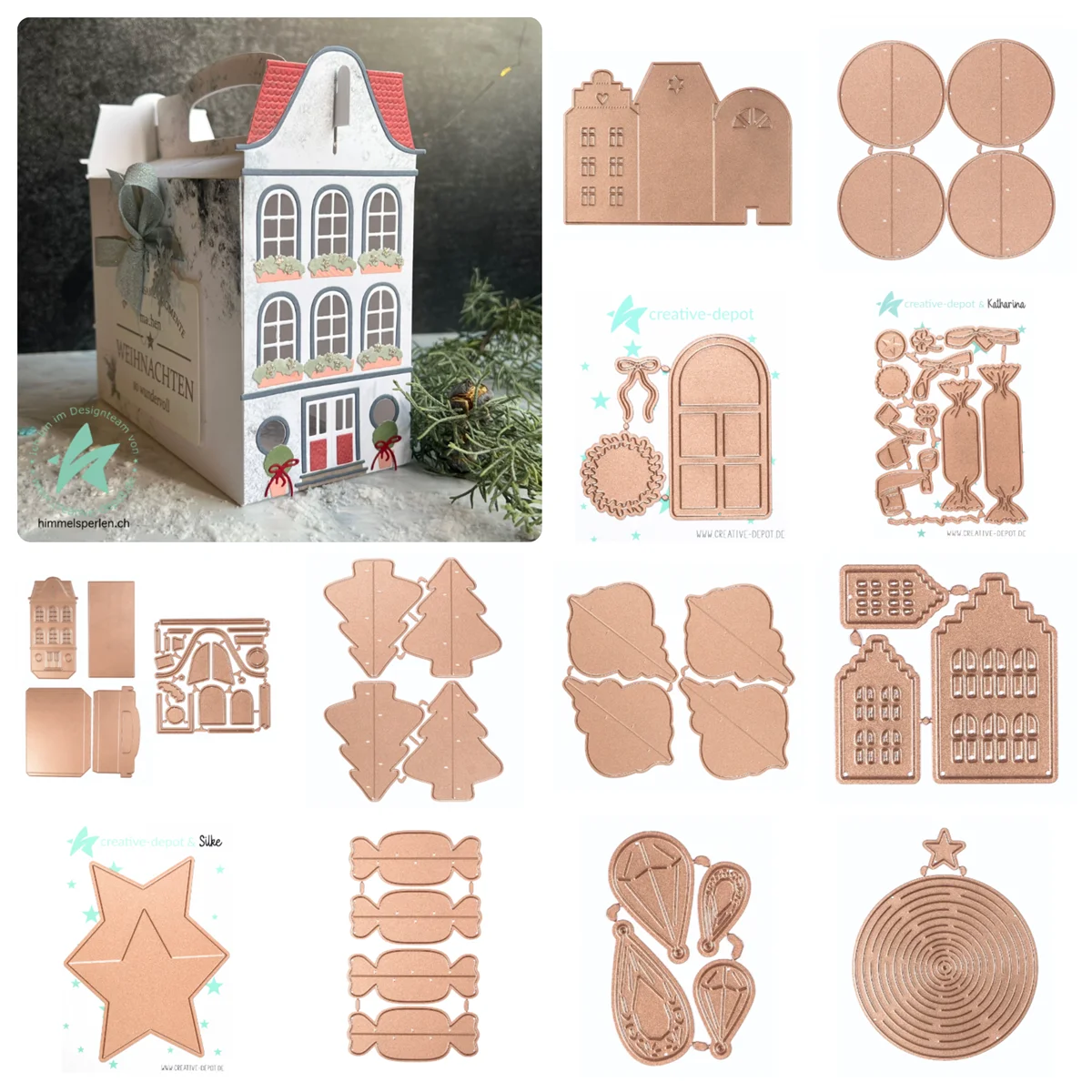 Fan-Shaped Christma…