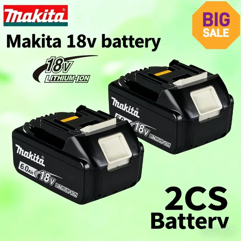 

Premium Makita 18V 6.0Ah Battery, for Makita 18V Tool BL1815 BL1830B BL1830 BL1840B BL1850B BL1850 Replacement Lithium Battery☀☀