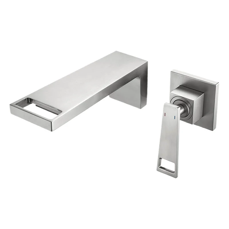

Cross-border export concealed all-copper concealed wall faucet pre-embedded embedded faucet waterfall outlet