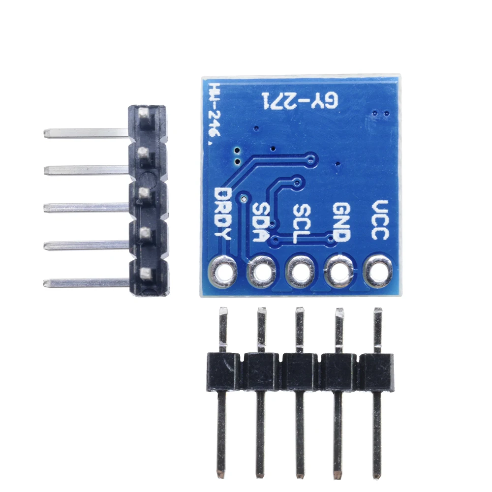 GY-271 3V-5V HMC5883L QMC5883P Arduino IIC 보드 용 3 개의 3 삼중 축 자기장 나침반 자력계 센서 모듈