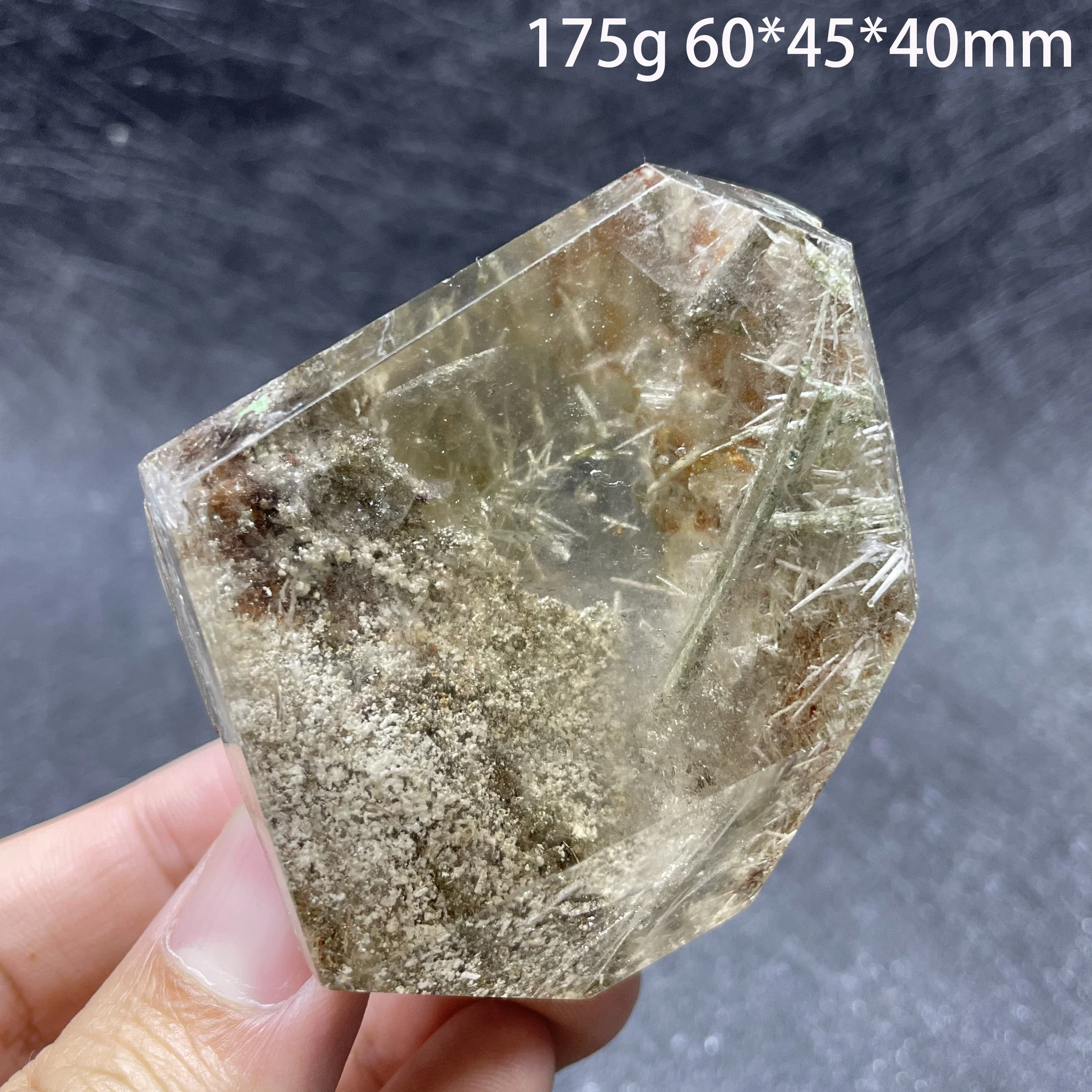 Natural Stone Tourmaline Freeform Quartz Rutilated Crystal Rock Decoration Rough Polished Healing