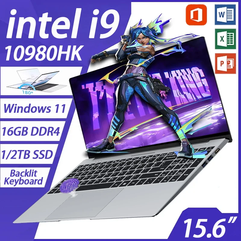 �y�Z�[�����z15.6�C���` �|�[�^�u���Q�[�~���O�m�[�g�p�\�R�� Intel Core i9 10980HK Windows 11 Pro PC �Q�[�}�[���� 16GB DDR4 1TB/2TB SSD �m�[�g�p�\�R��