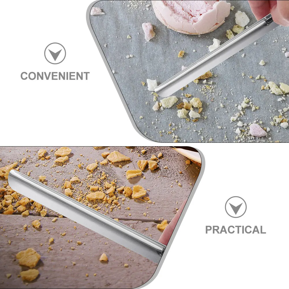 

4pcs Steel Crumb Scraper Heavy Bread Crumb Scraper Duty Bread Scraping Tool Restaurant Table Cleaner Kitchen Gadget