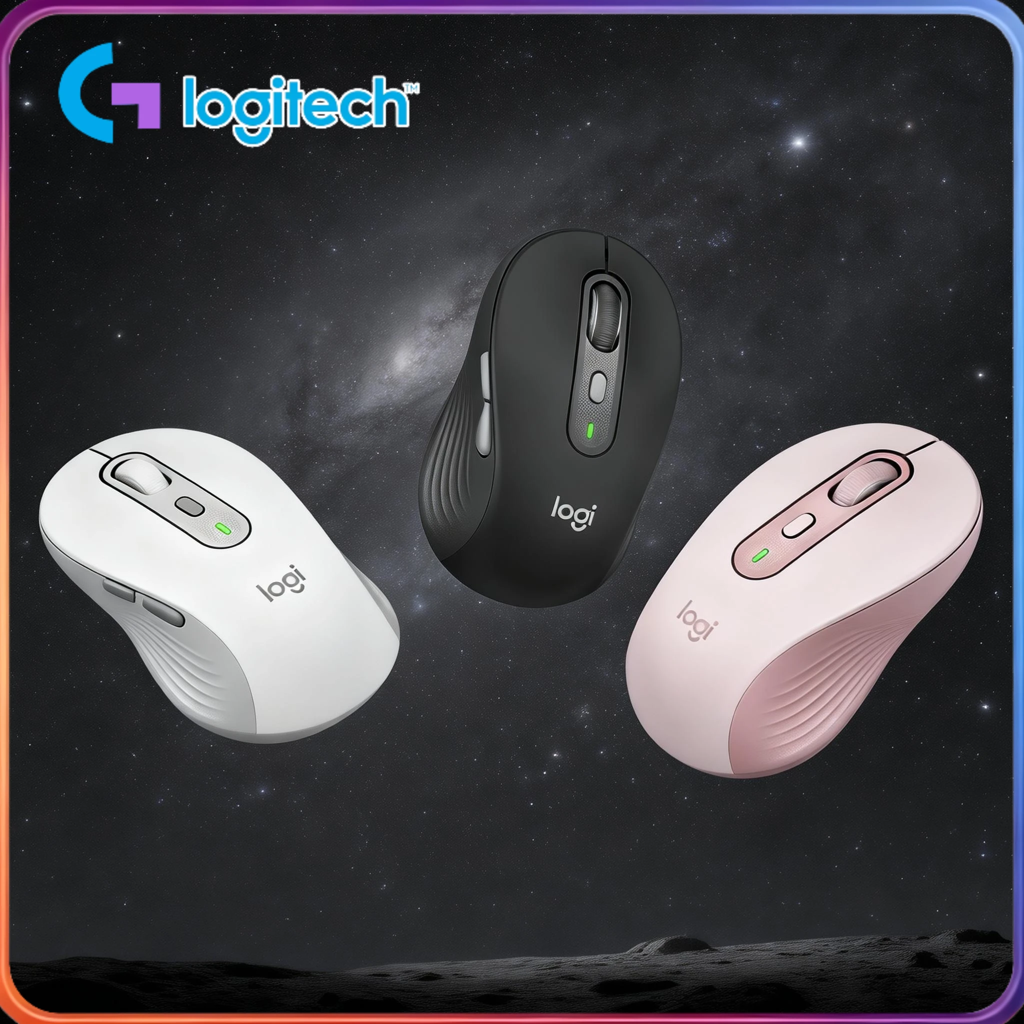 Lightweight Logitech M750/M650/M650L portable mouse, fits in your pocket, ideal for business trips