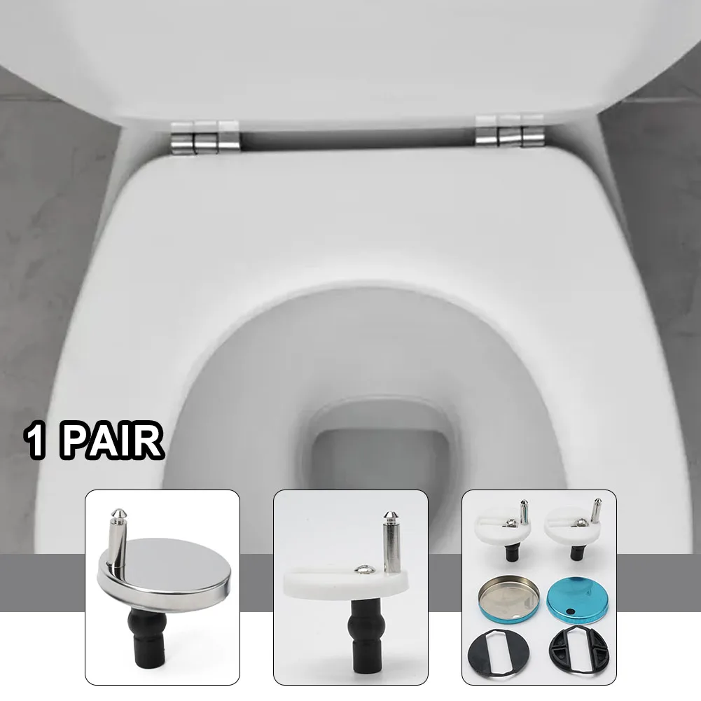 

Hot Seat Hinge Fittings Toilet Seat Hinge Fittings Fittings 2 * 2 PCS For Seat Hinges Quick Seat Spare Parts Toilet